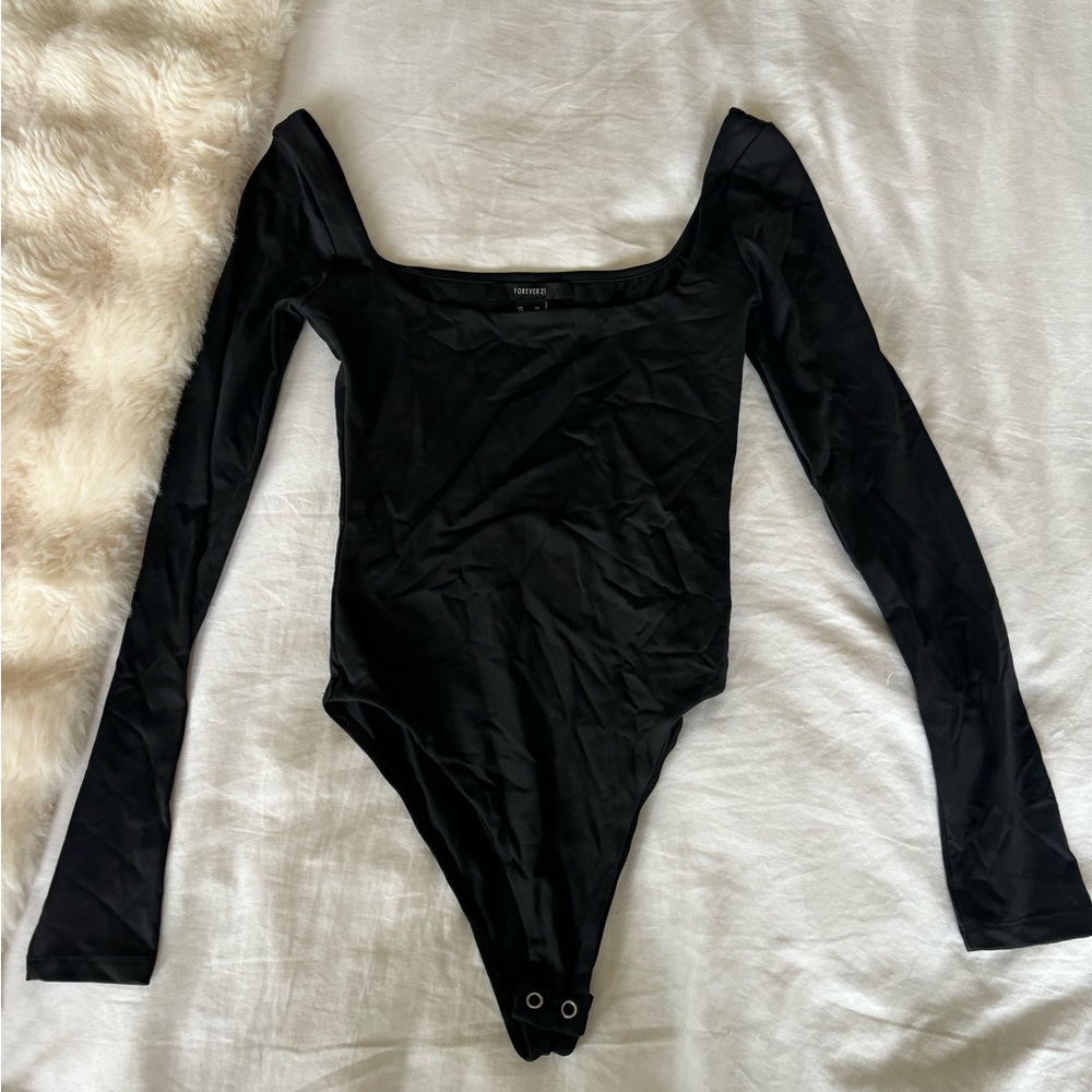 black bodysuit